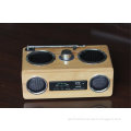 Mini Bamboo Most Battery 800ma 3.7v Powerful Portable Speakers 20hz - 20 Khz For Laptop